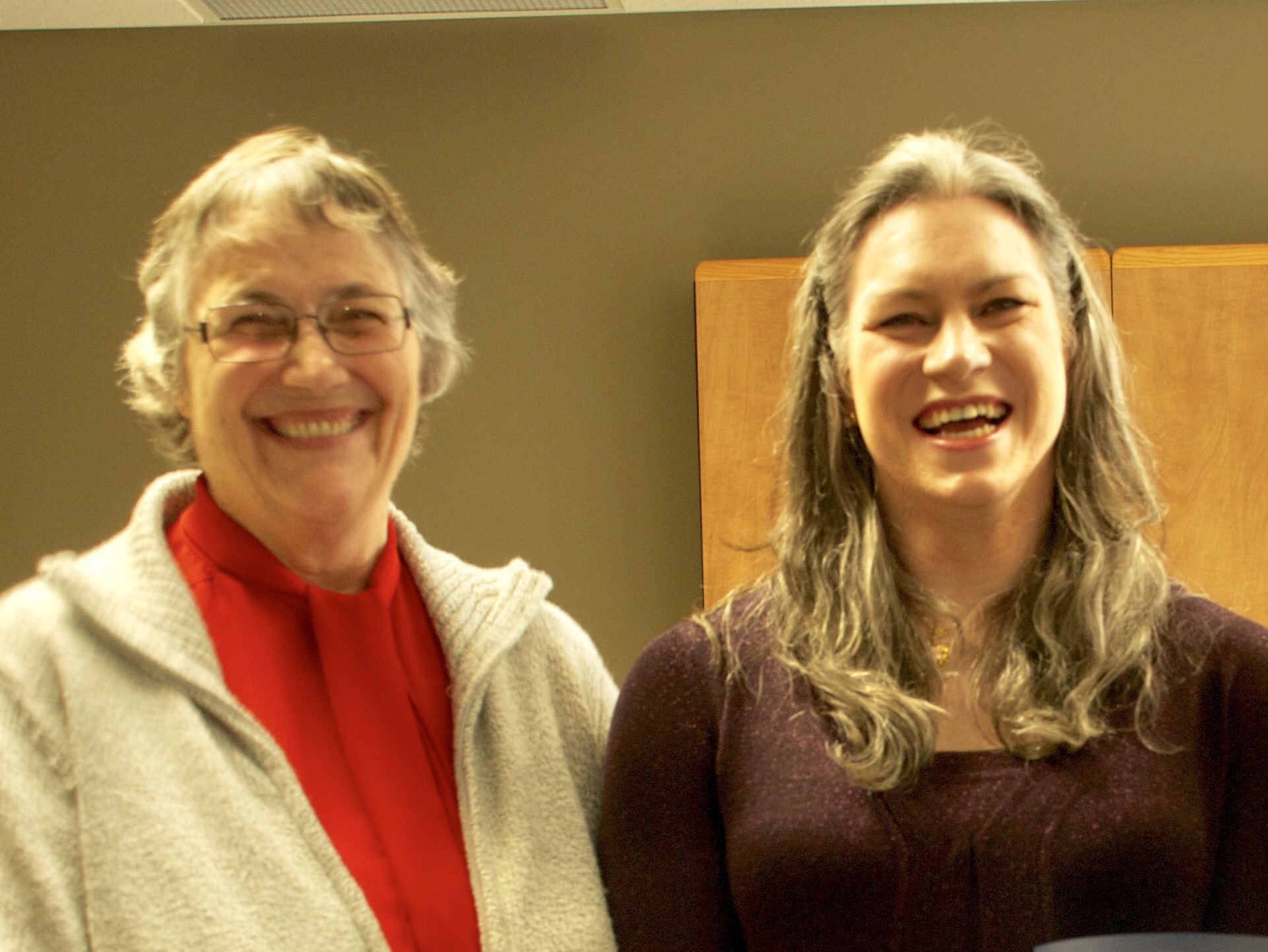 Nancy Diamond, left, and Stacey Vetzal, right